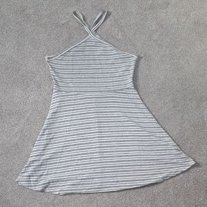 Striped Halter Neck Dress